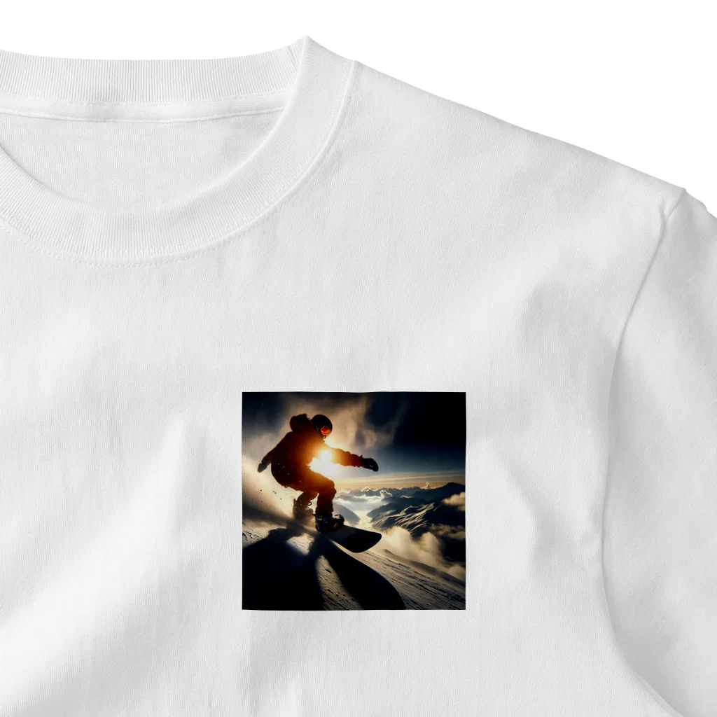 終わらない夢🌈のスノボ🏂❄ One Point T-Shirt