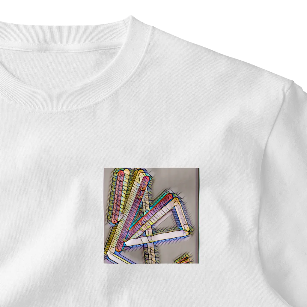 NaROOMの【Abstract Design】No title - Mosaic🤭 ワンポイントTシャツ