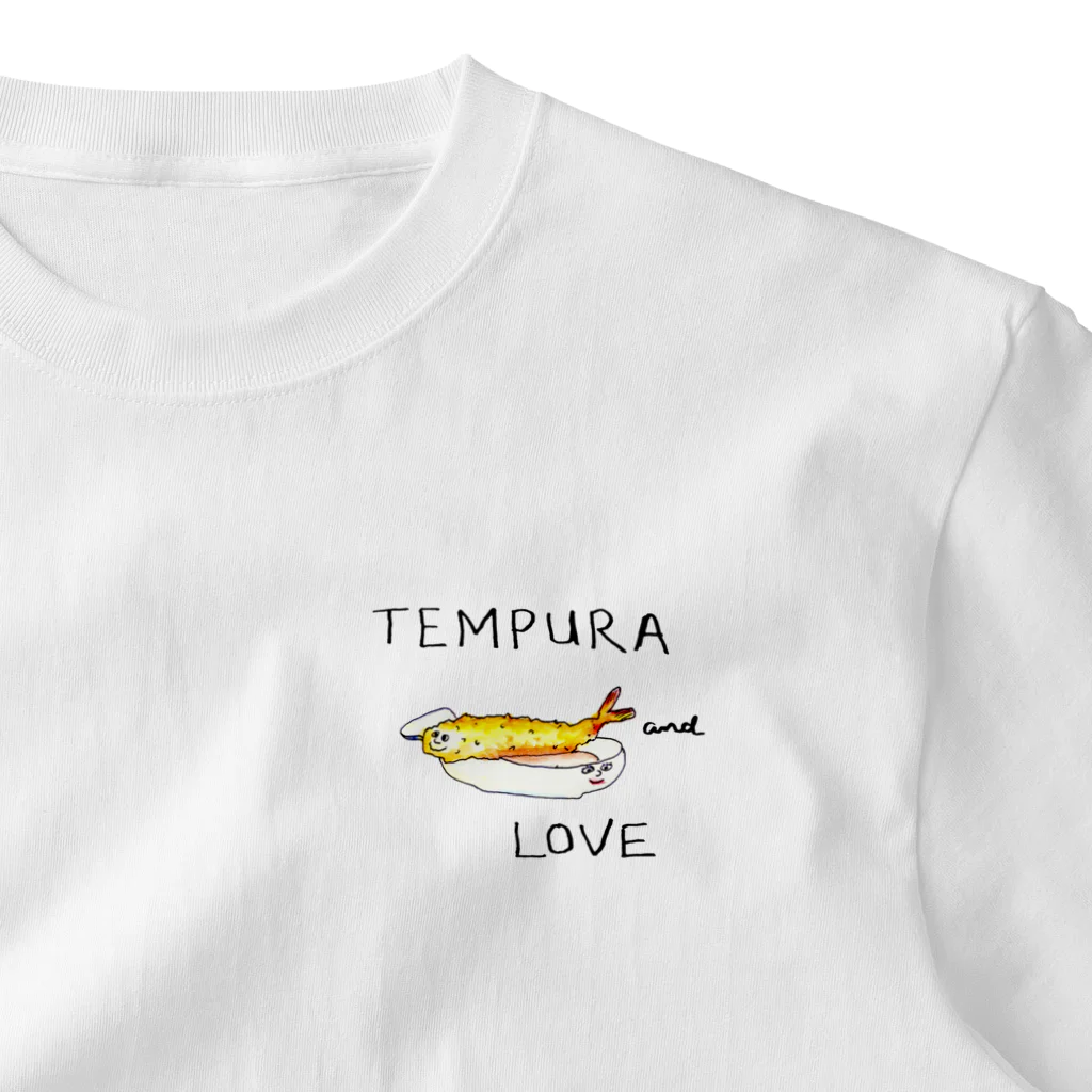 SquidinkのTempura and Love One Point T-Shirt