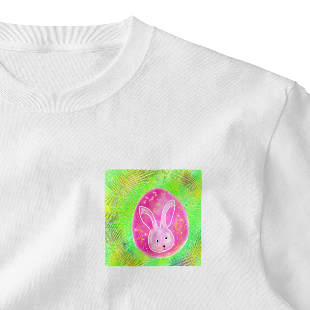 nijiirosorausagiのうさぎの卵  お話の世界  【虹色空うさぎ】 One Point T-Shirt