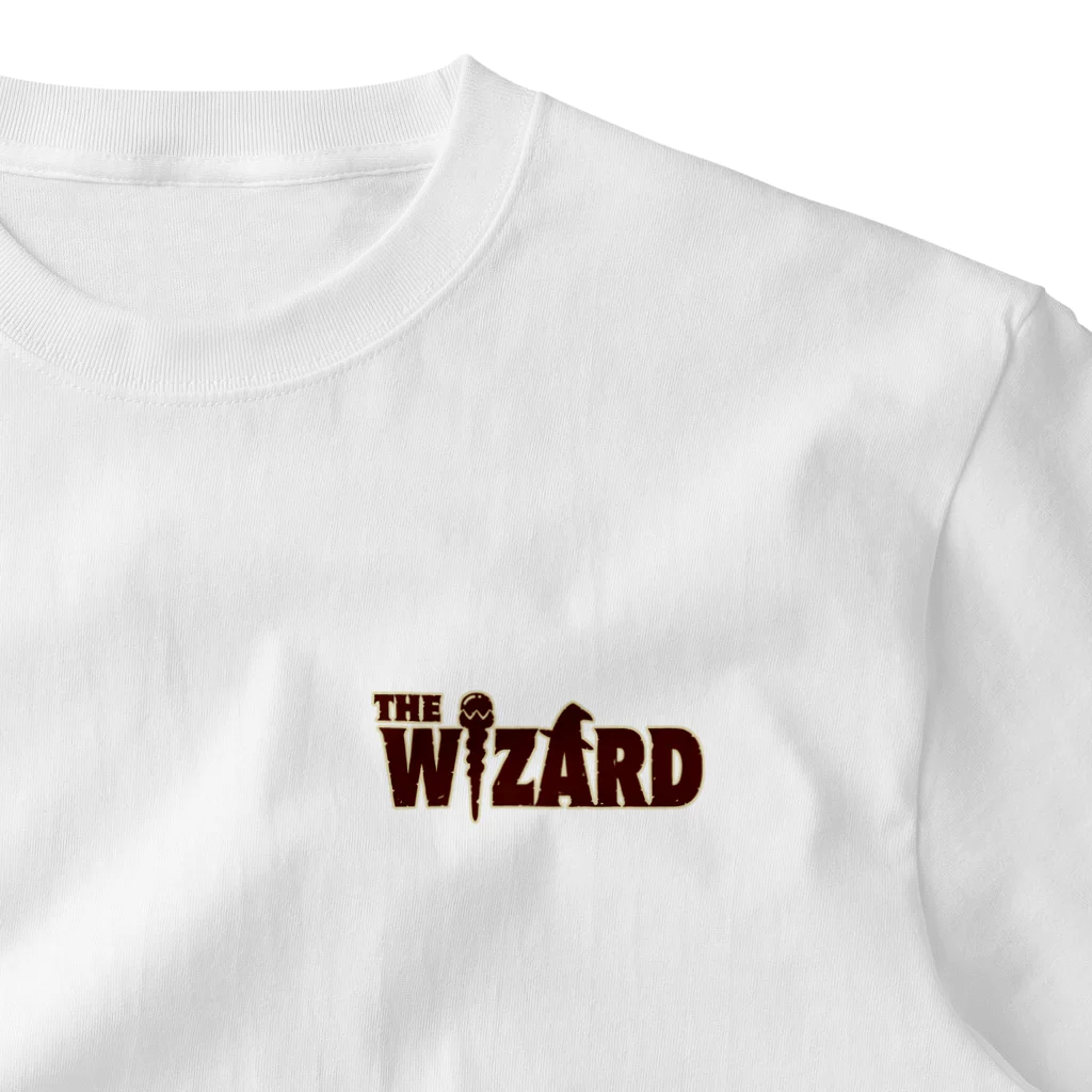 indigo_blue_moonのTHE WIZARD (魔法使い) ロゴ ワンポイントTシャツ