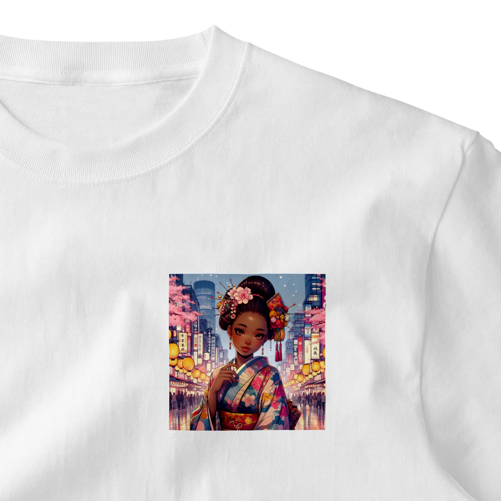 ketapapaのTOKYO PRINCESS ワンポイントTシャツ