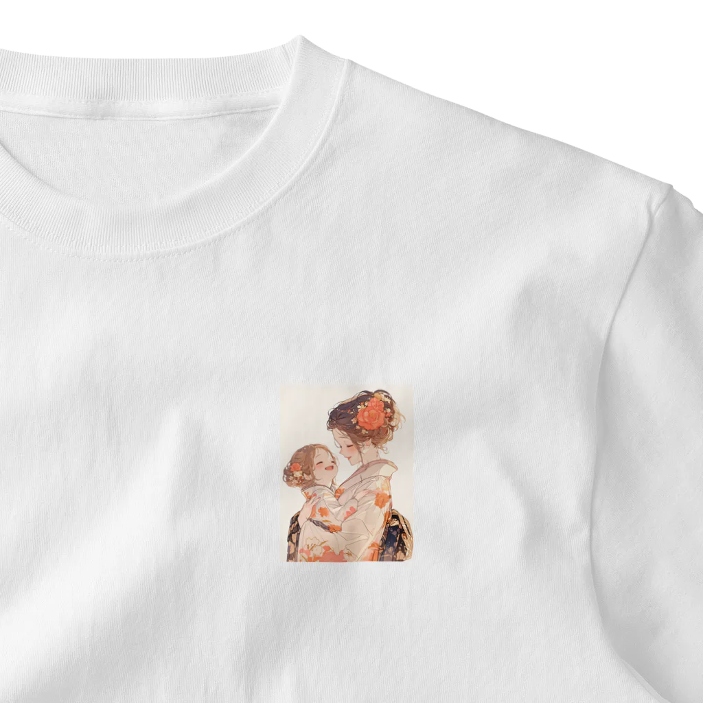 AQUAMETAVERSEの親子の愛　ラフルール　1859 ワンポイントTシャツ