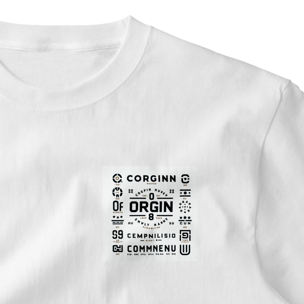 A愛のA愛　ロゴ　オリジン One Point T-Shirt