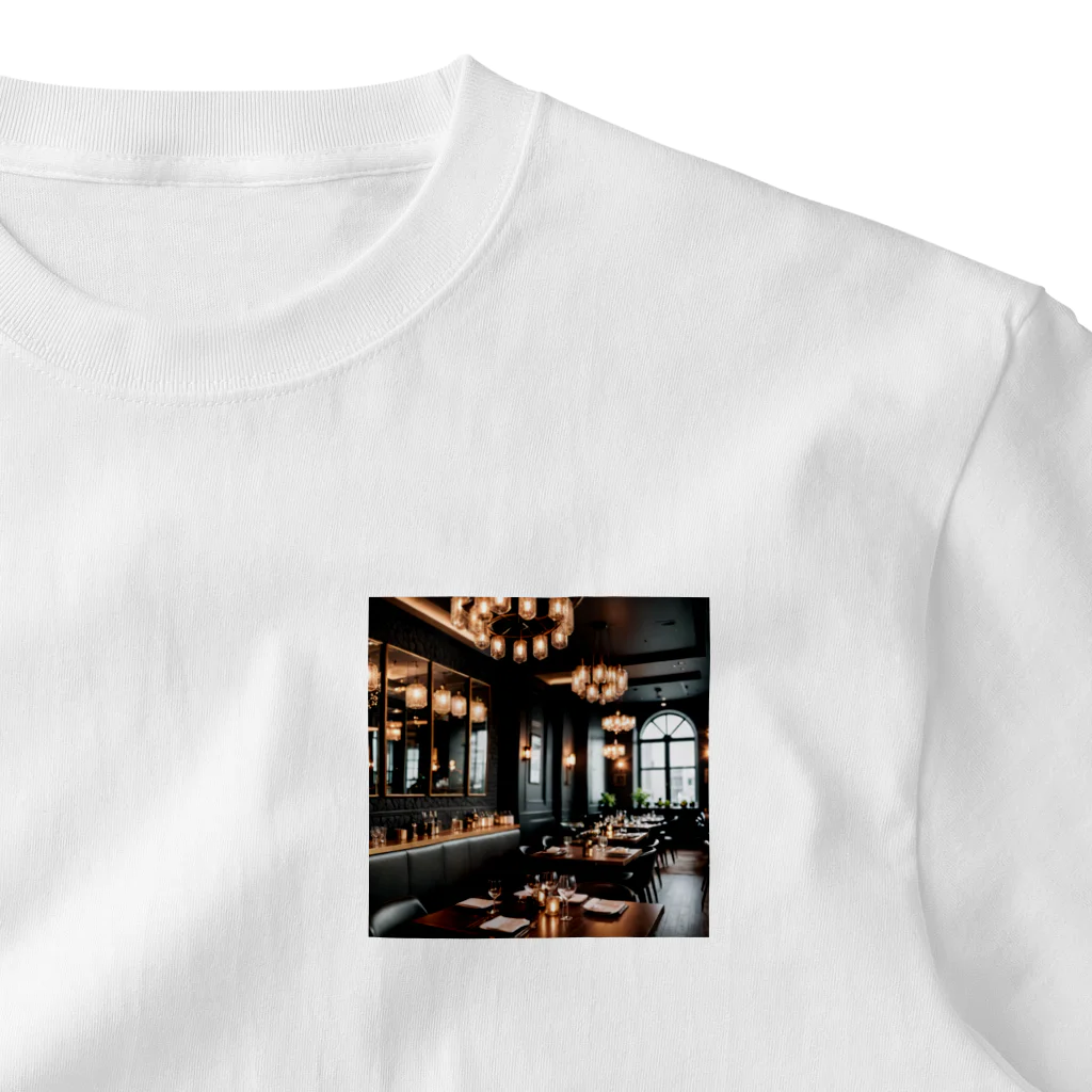 Mickショップのおしゃれなレストラン One Point T-Shirt