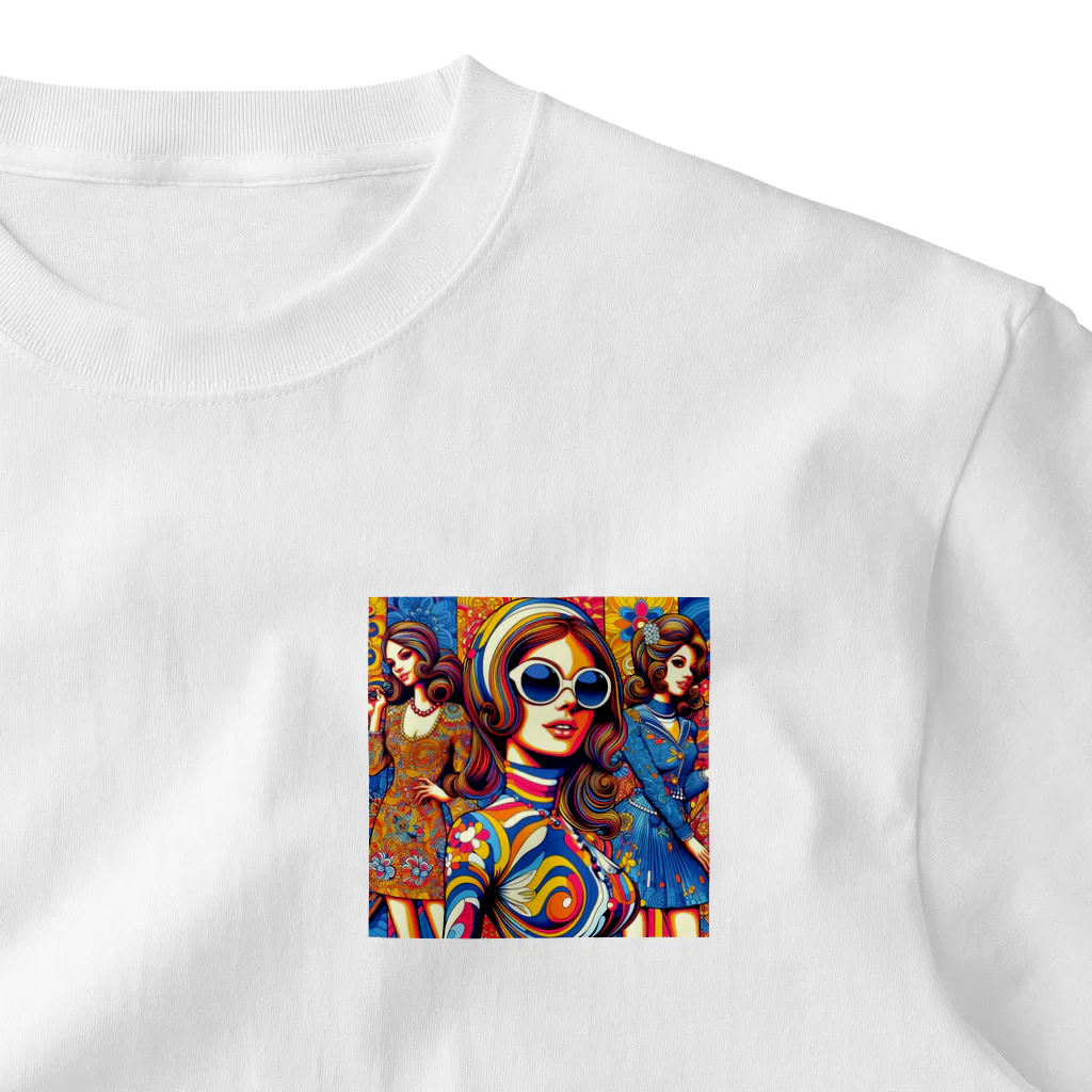 ちゃんろんの3人の美女 One Point T-Shirt