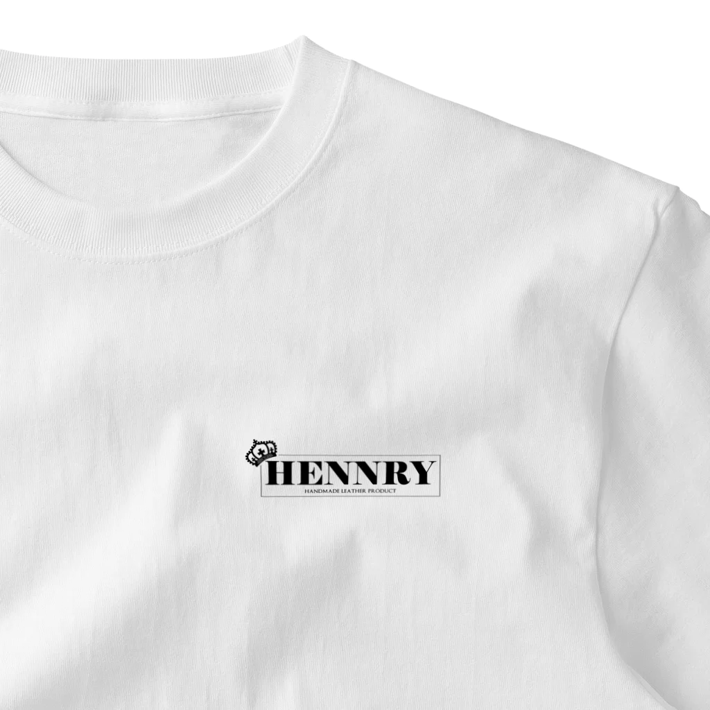 HENNRYのHENNRY ロゴ プリントシャツ ワンポイントTシャツ