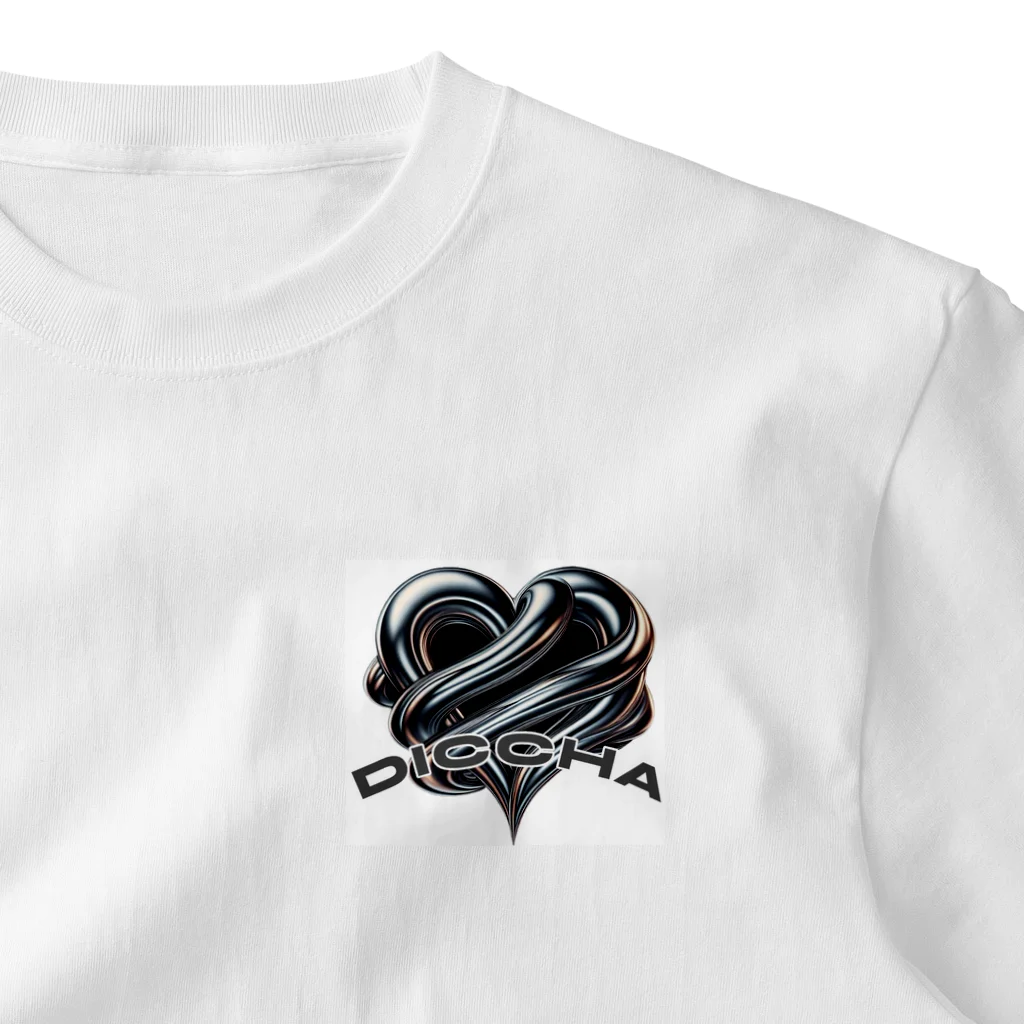 DICCHA#KのDICCHA@original ワンポイントTシャツ