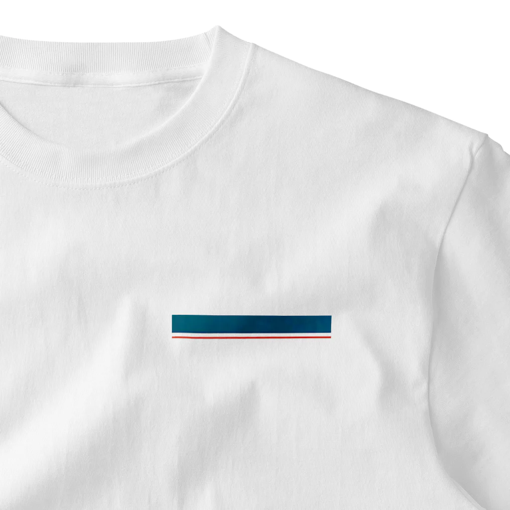 レールファン&スピリチュアルアイテムショップのバスカラー風　k02 One Point T-Shirt
