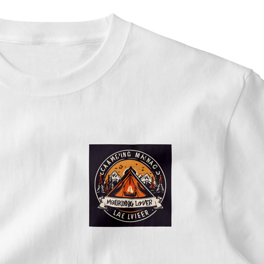 TM DesignersのキャンプモーニングLover ワンポイントTシャツ