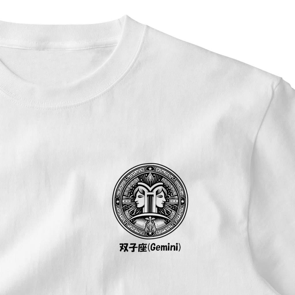 keystoneの双子座(Gemini) One Point T-Shirt