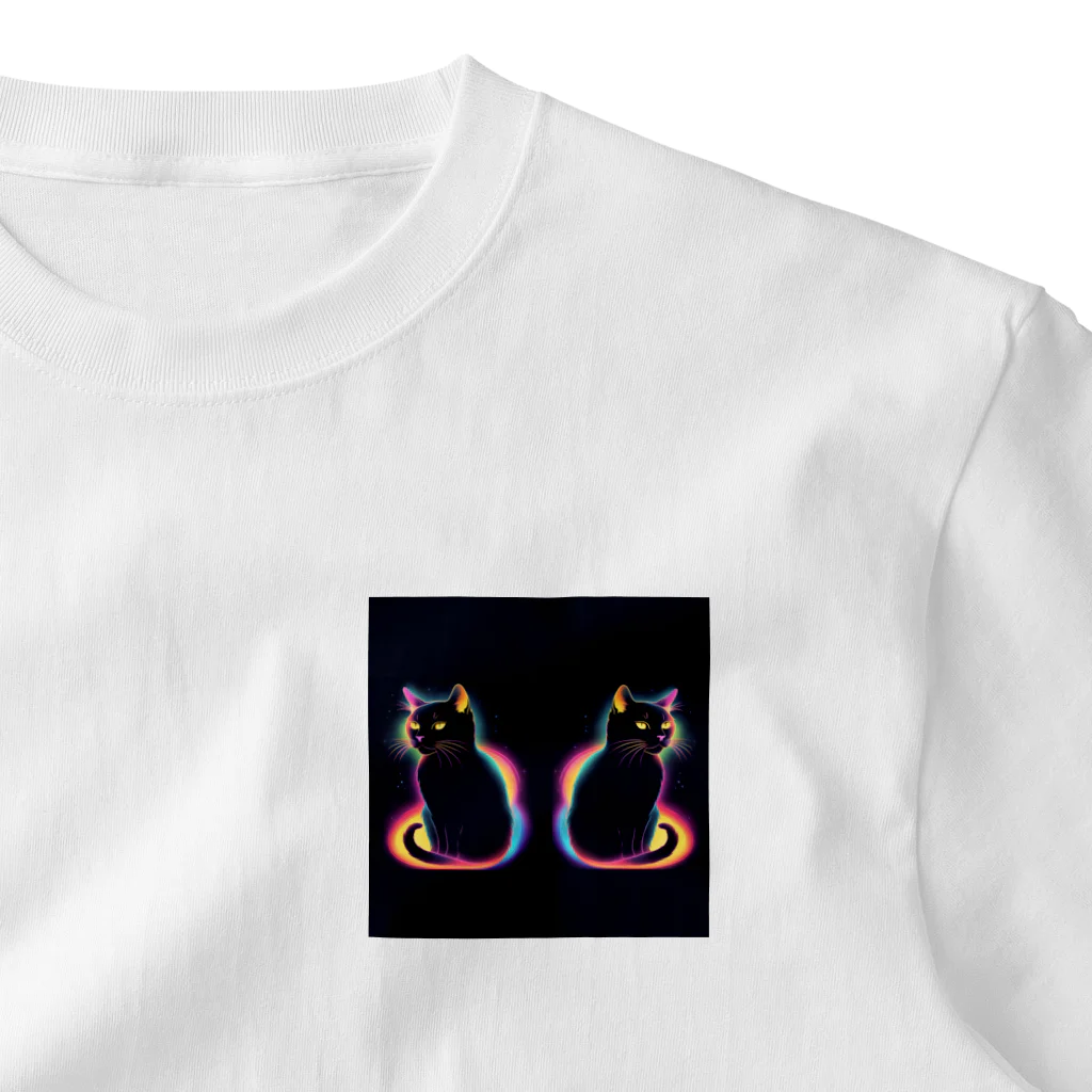 癒しの部屋🐾໒꒱のCool cat★ ワンポイントTシャツ