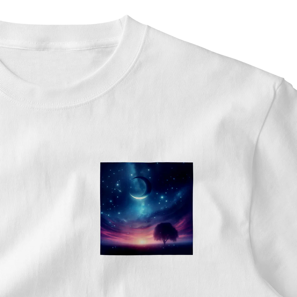 cocoraion1524の星空 ワンポイントTシャツ