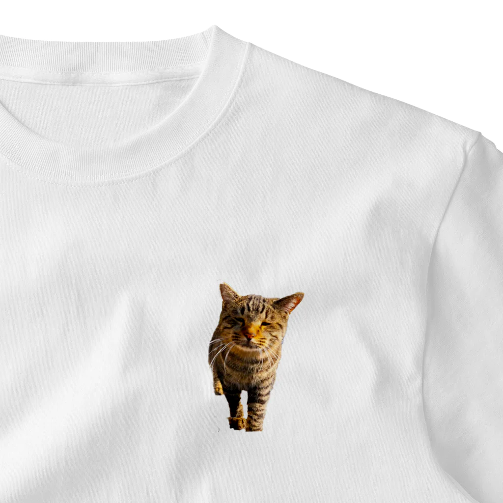 猫島のじかんのごめ～んにゃさい One Point T-Shirt