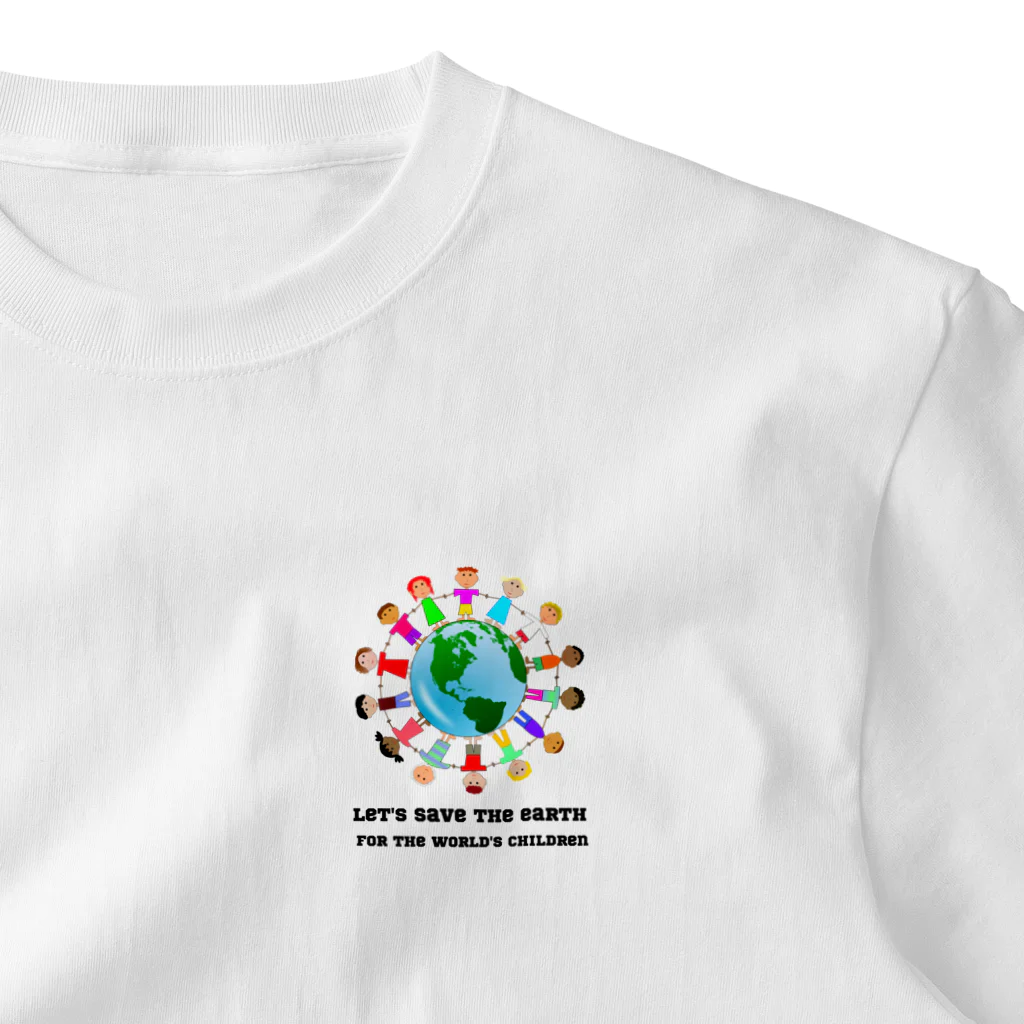 AwagoModeのSAVE EARTH FOR CHILDREN (9) One Point T-Shirt