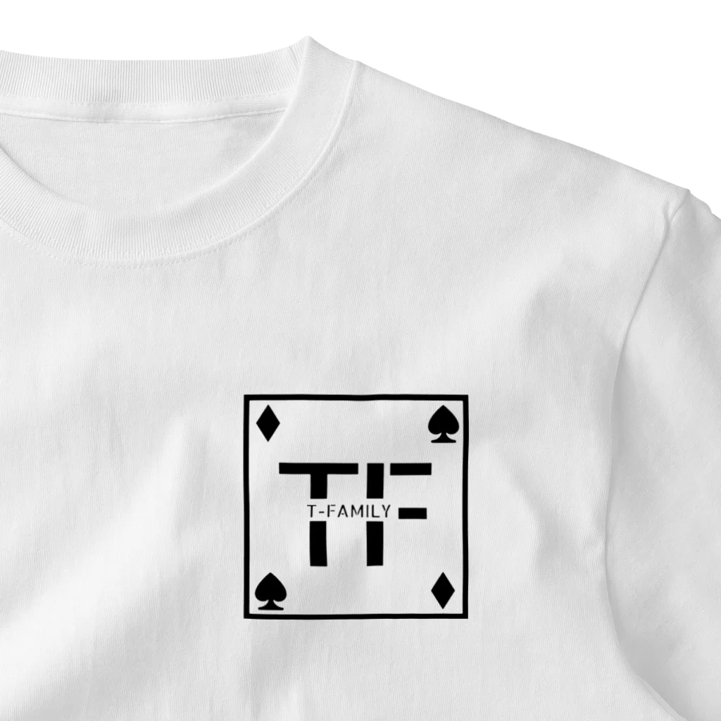 BLAKDICE by TOMMYのT-fam logo ワンポイントTシャツ