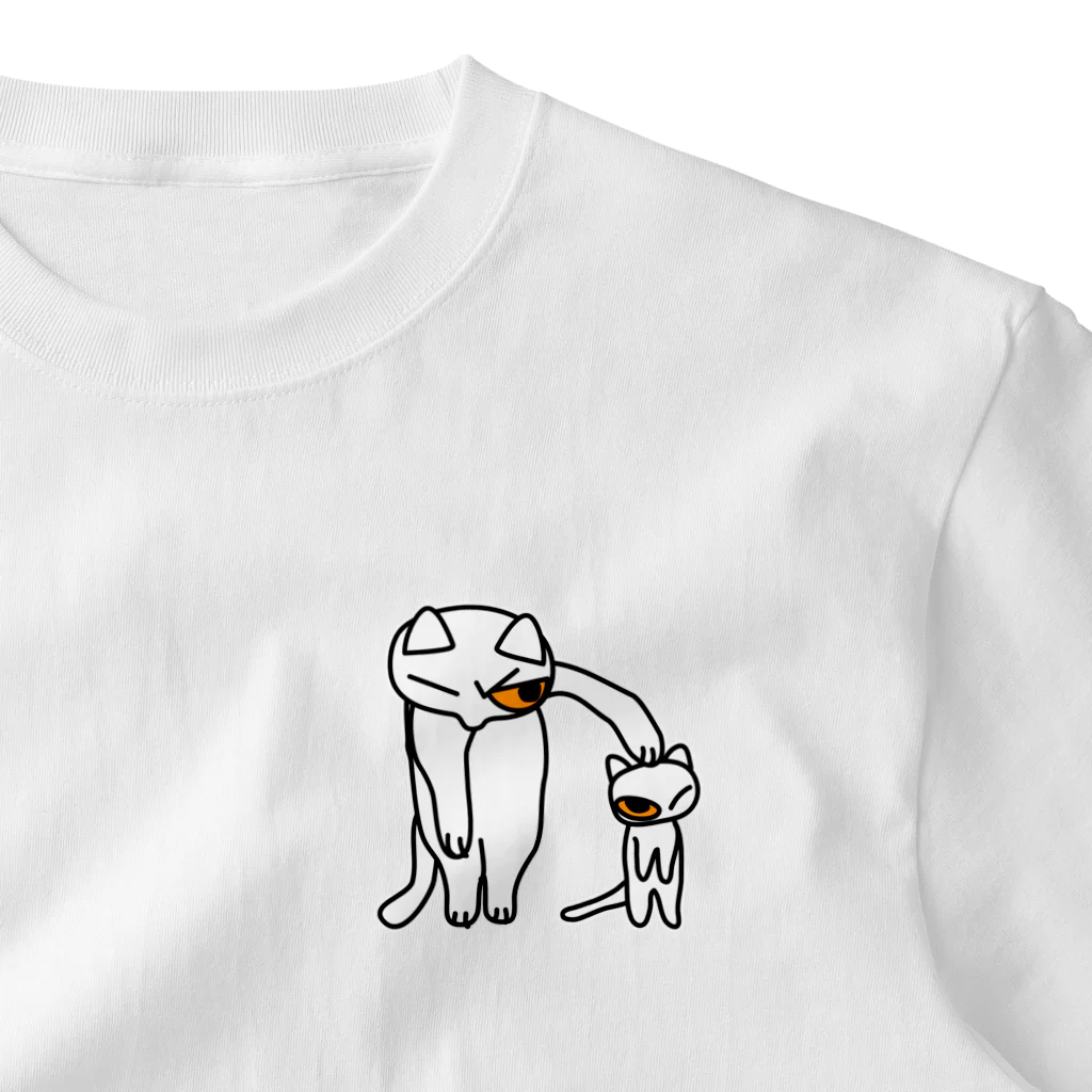 猫とカエルのらくがき帳のうちの子がすいません One Point T-Shirt