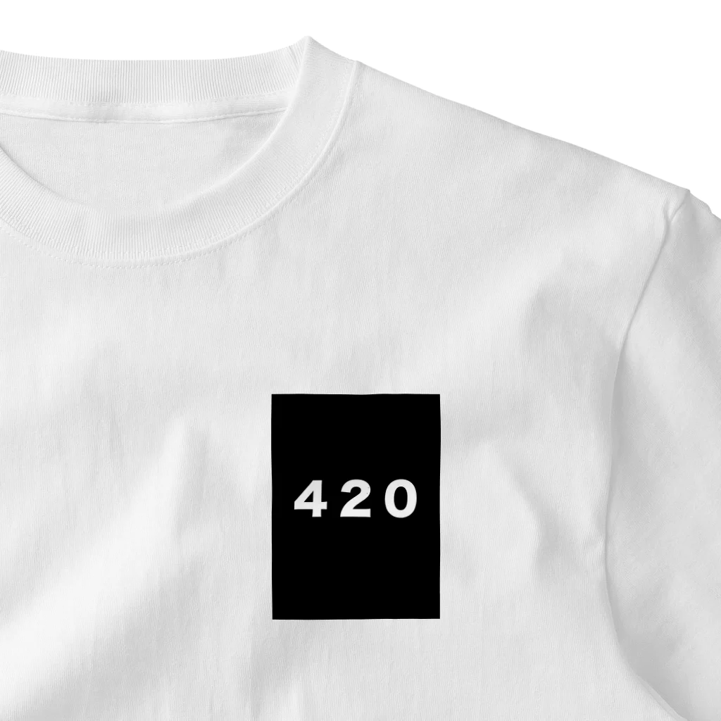 High!?の420/ ワンポイントTシャツ