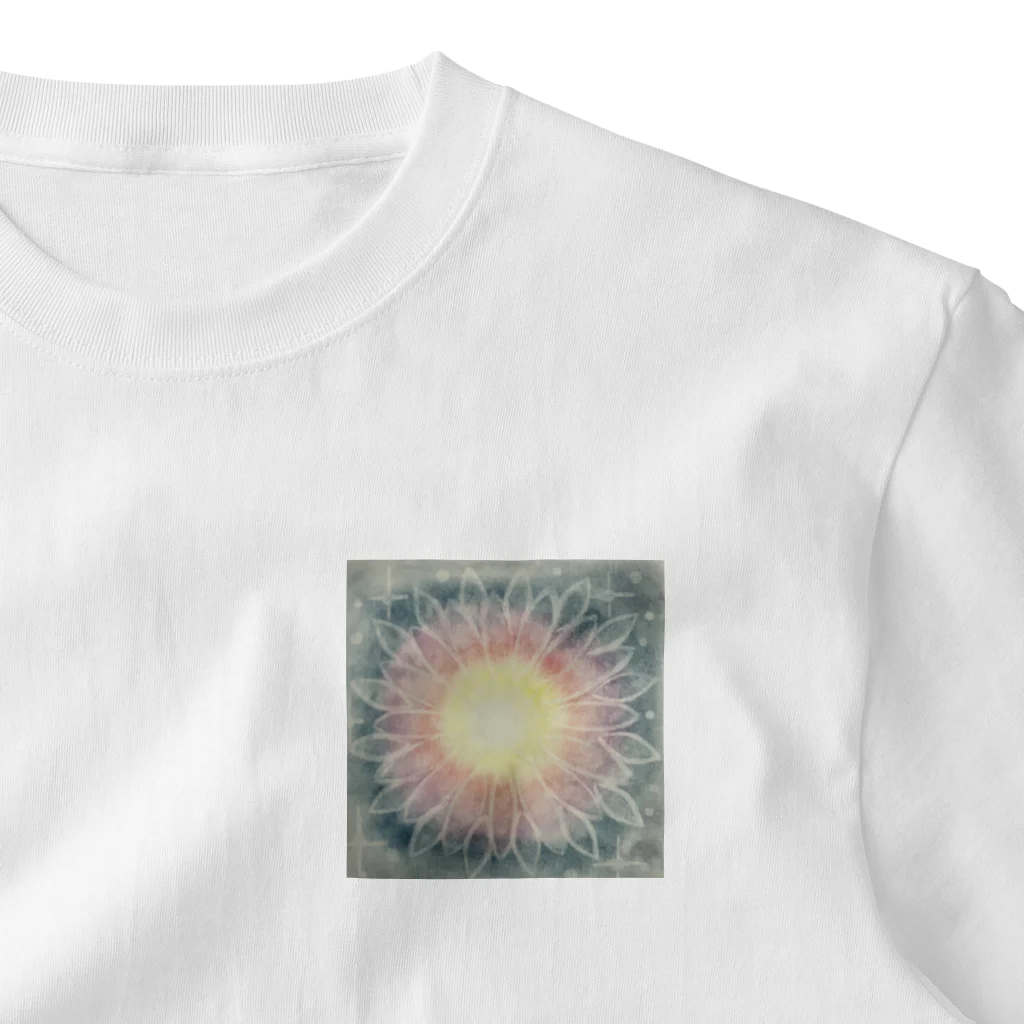 光のパステルアート　Hisaの光のパステルアート　涼しい光 One Point T-Shirt