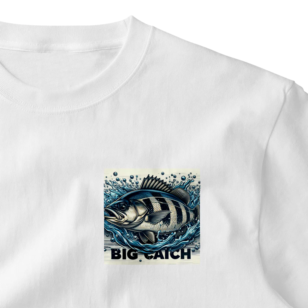 せんす工房のBIG CATCHⅡ ワンポイントTシャツ