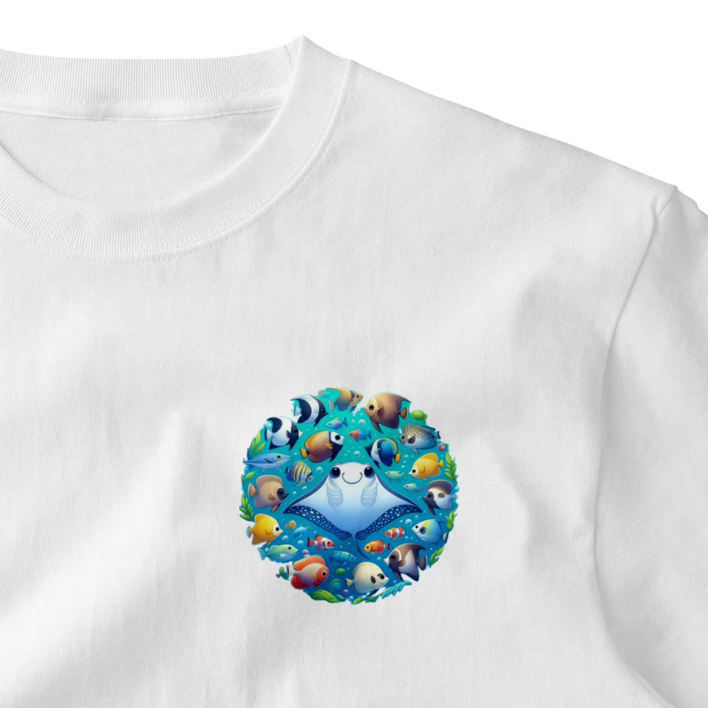 パパリスのOceanズ ワンポイントTシャツ