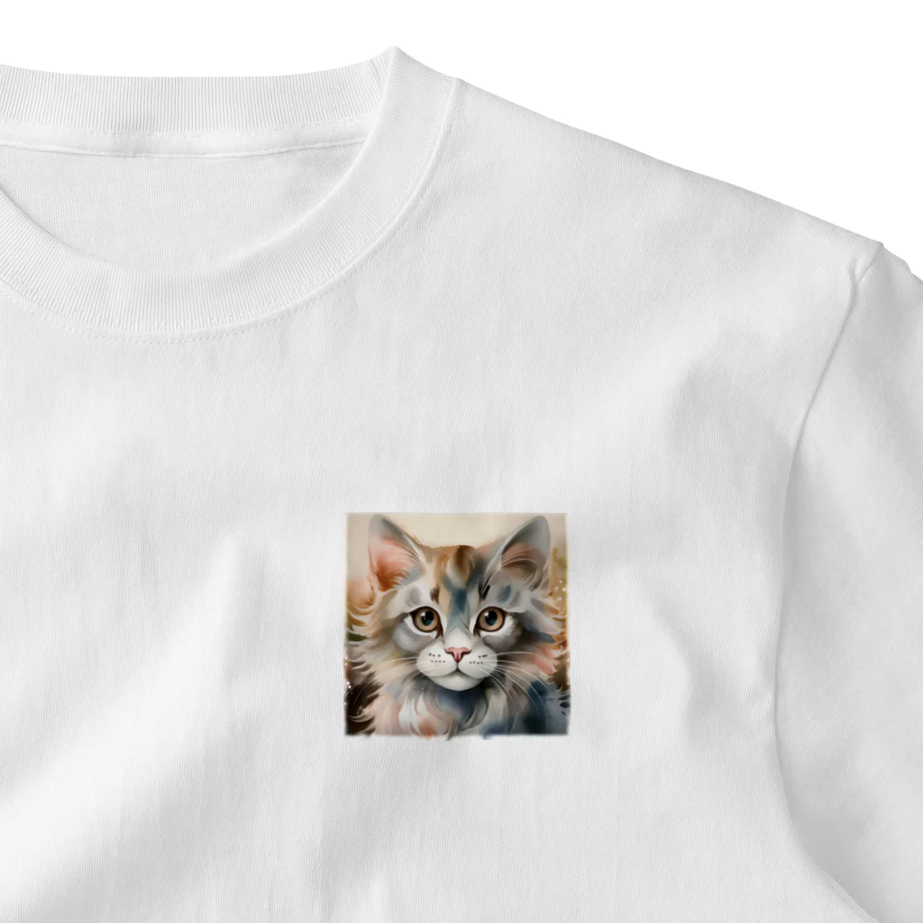 刻美・KIZAMIの猫大好き。part 1 One Point T-Shirt