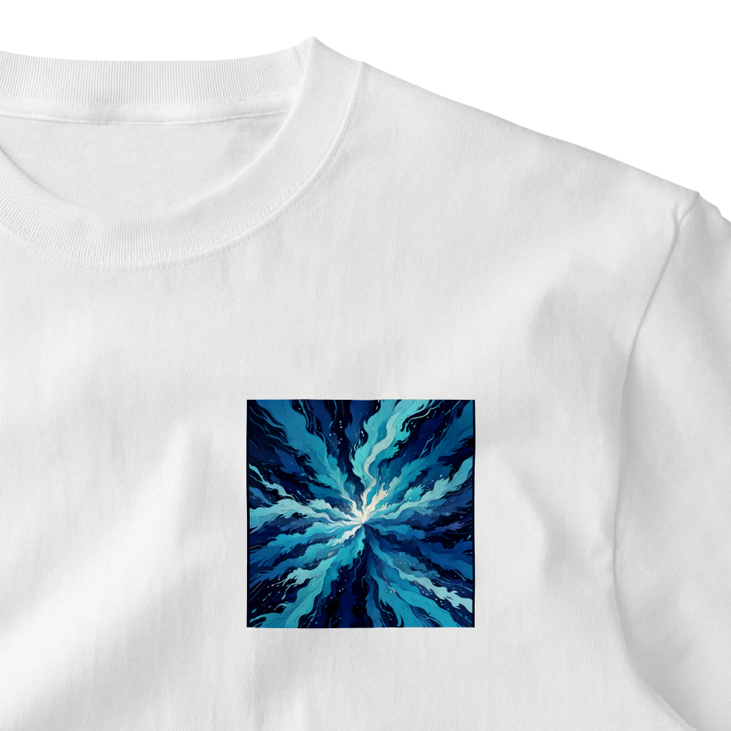 AI Fantasy Art Shopのart of fire④ One Point T-Shirt