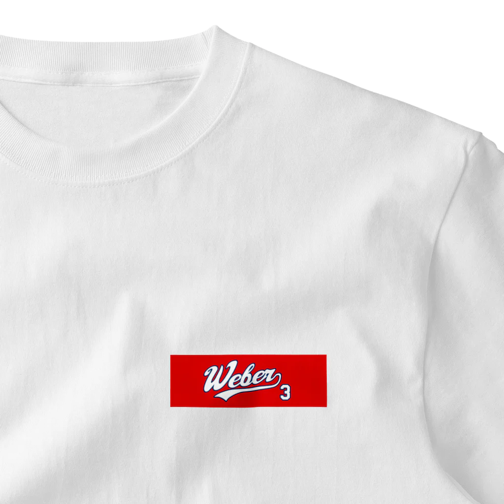 EXJOINTSのWEBER3 ワンポイントTシャツ