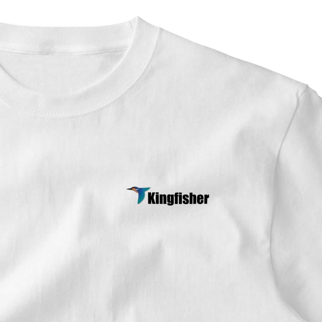 U-roco440のKingfisher-カワセミ ワンポイントTシャツ