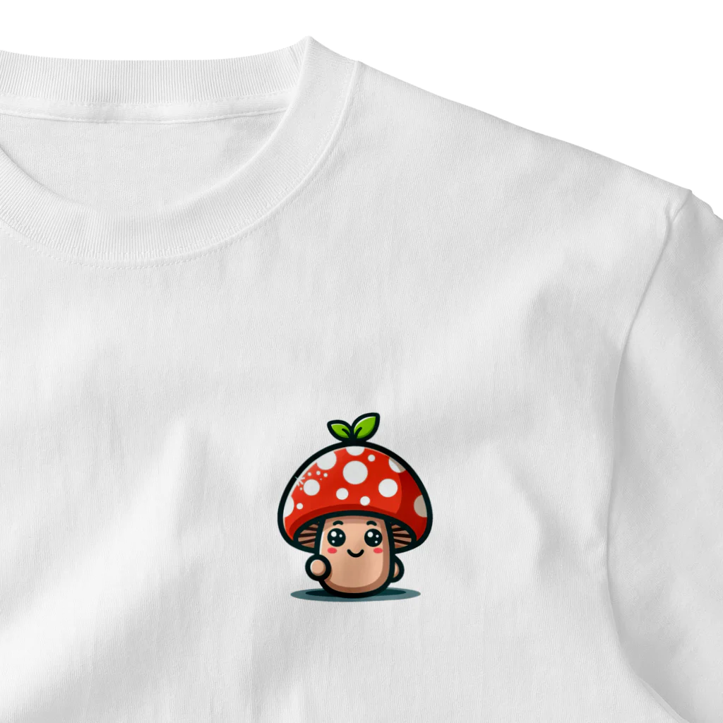 かわいいキノコくん🍄のかわいいキノコくん🍄 One Point T-Shirt