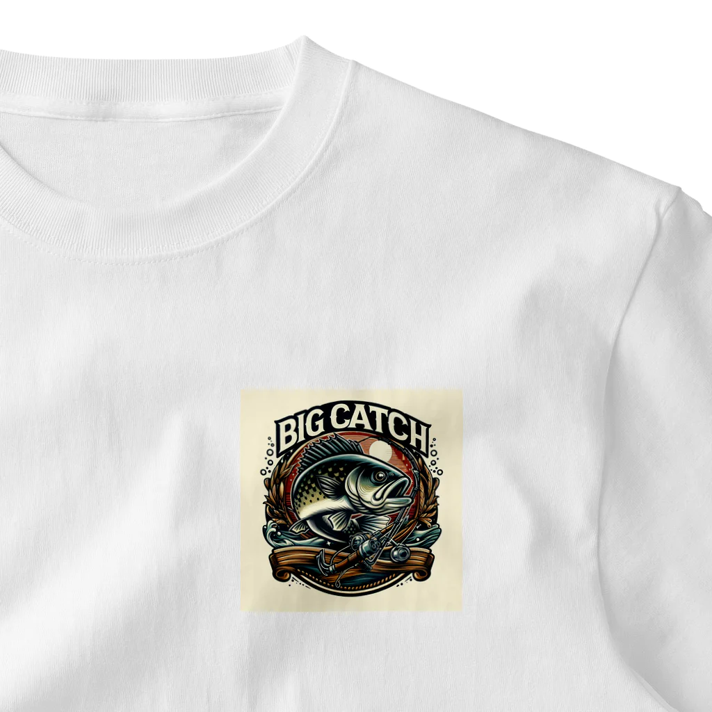 せんす工房のBIG CATCHⅧ ワンポイントTシャツ