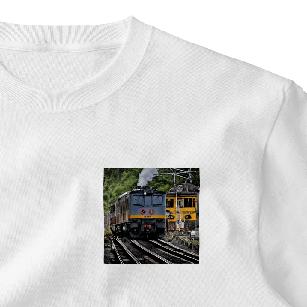 atoyuki_SHOPの鉄道デザイン　ato ワンポイントTシャツ