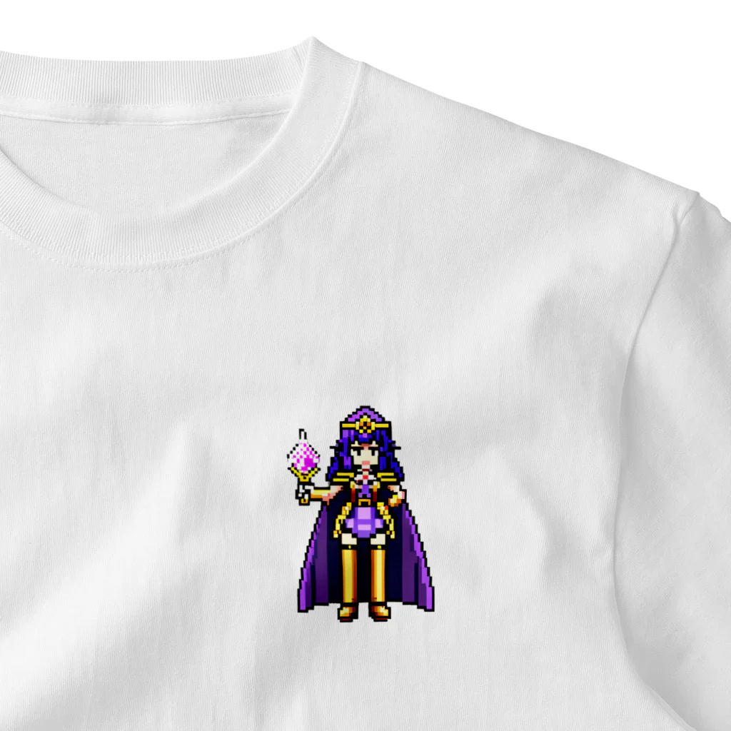 J-SHOPのピクセルアート　魔法使い3 One Point T-Shirt