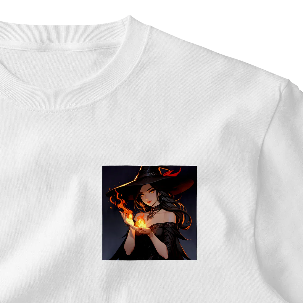 imoimo2022の魔女 ワンポイントTシャツ