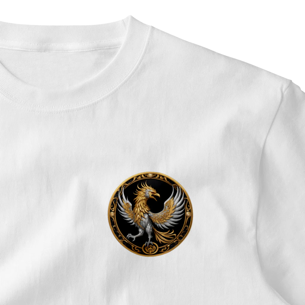 Melvilleの鳳凰（ほうおう）のエンブレム ワンポイントTシャツ