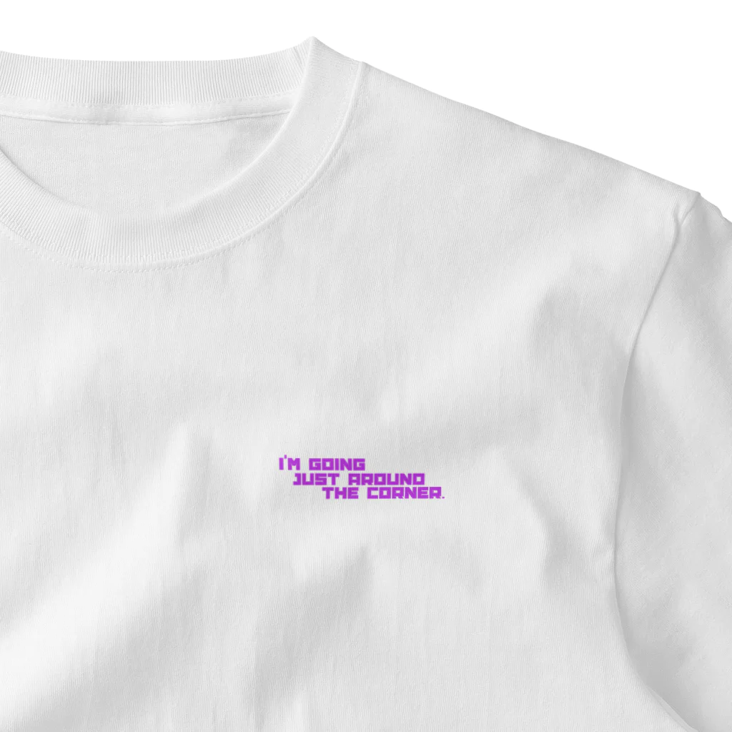 simpleple（しんぷるぷる）の「ちょっとそこまで。」 One Point T-Shirt