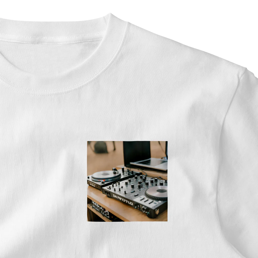 Creative Canvas-くリエイティブキャンバスのDj　機材 One Point T-Shirt