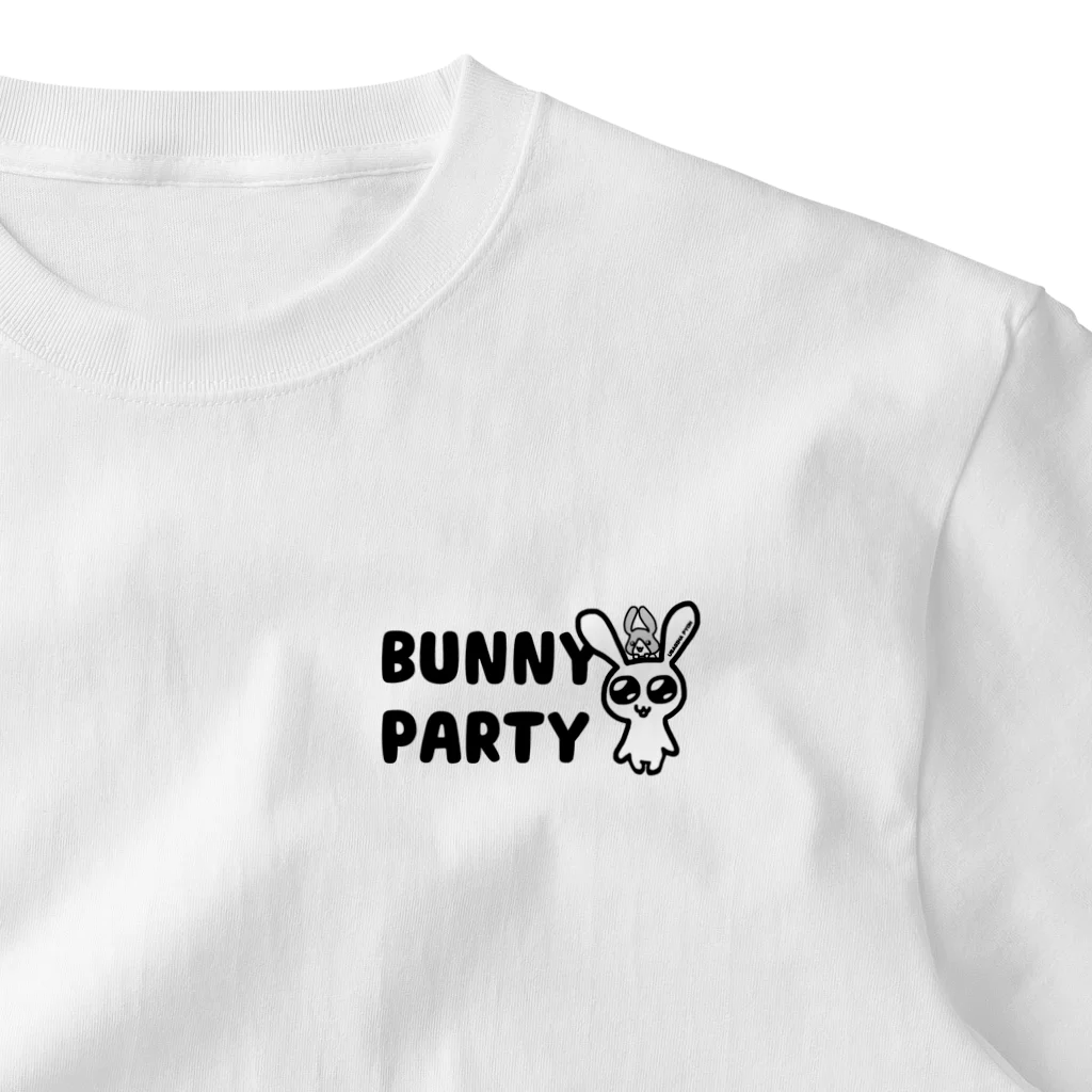 BUNNY PARTYのうさぎはぴょん One Point T-Shirt