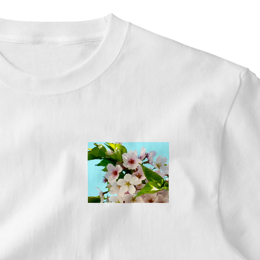 atelier_lapislazuliの桜 ワンポイントTシャツ