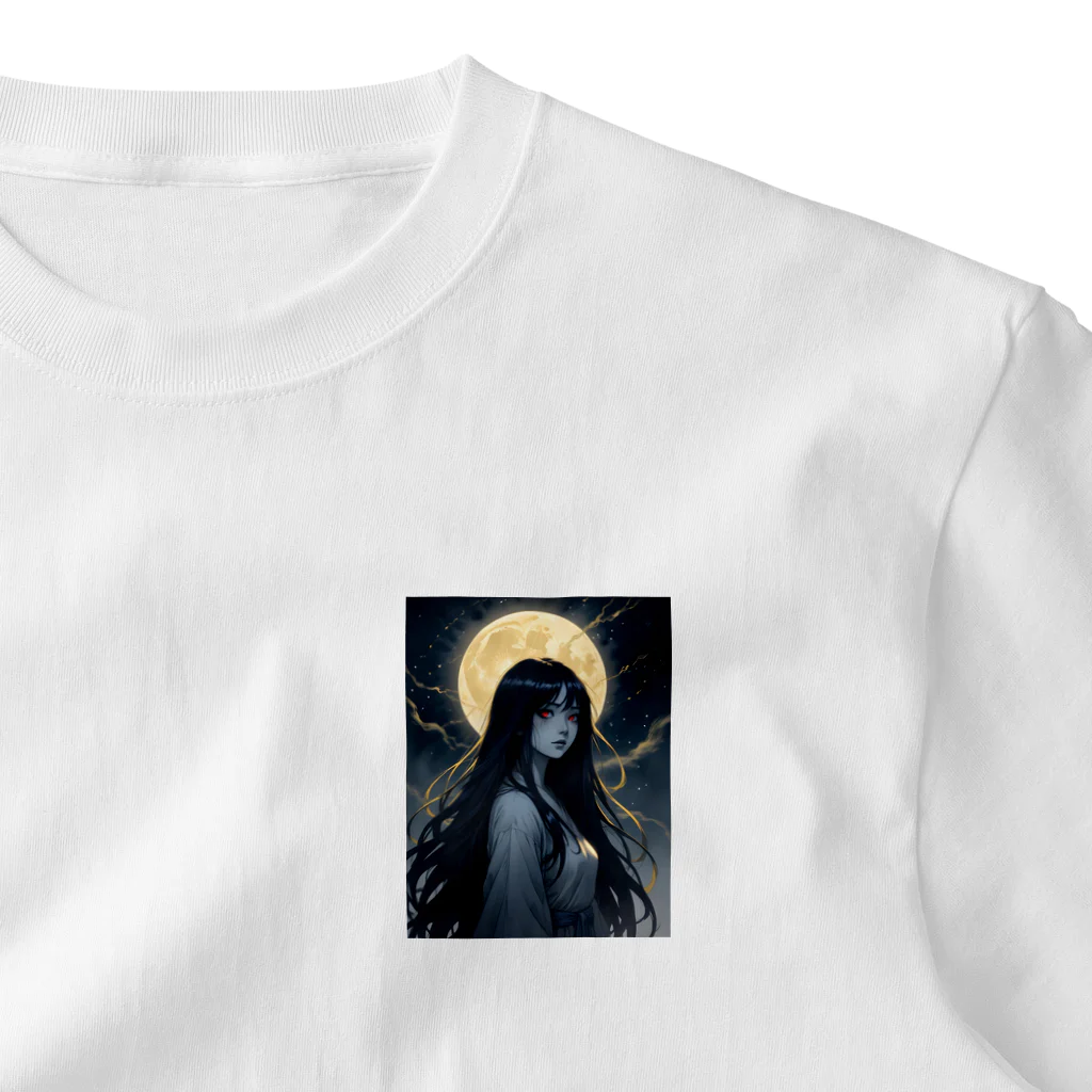 AI Fantasy Art ShopのJapanese horror art① ワンポイントTシャツ