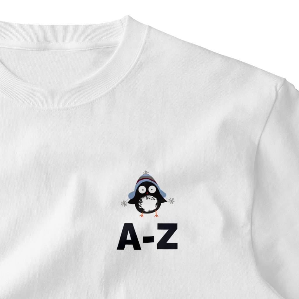 A-Z のＡ-Ｚペンギン ワンポイントTシャツ