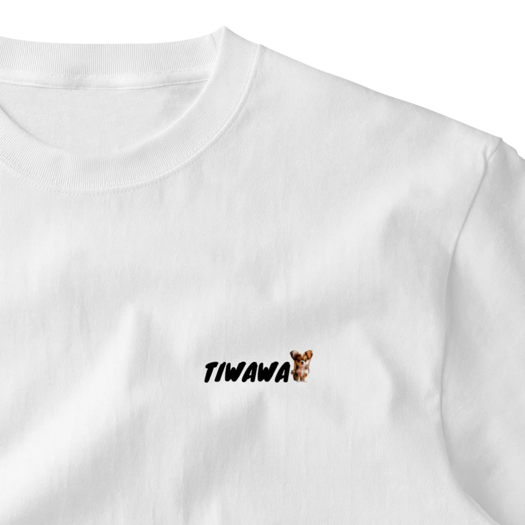 TIWAWA AMORのTIWAWA ワンポイントTシャツ