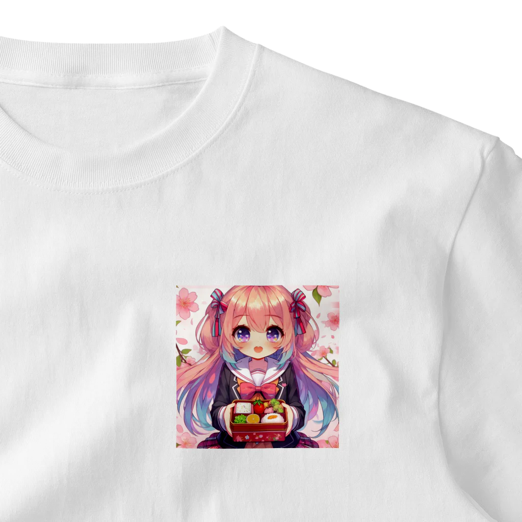 8kn356231の美少女 ワンポイントTシャツ