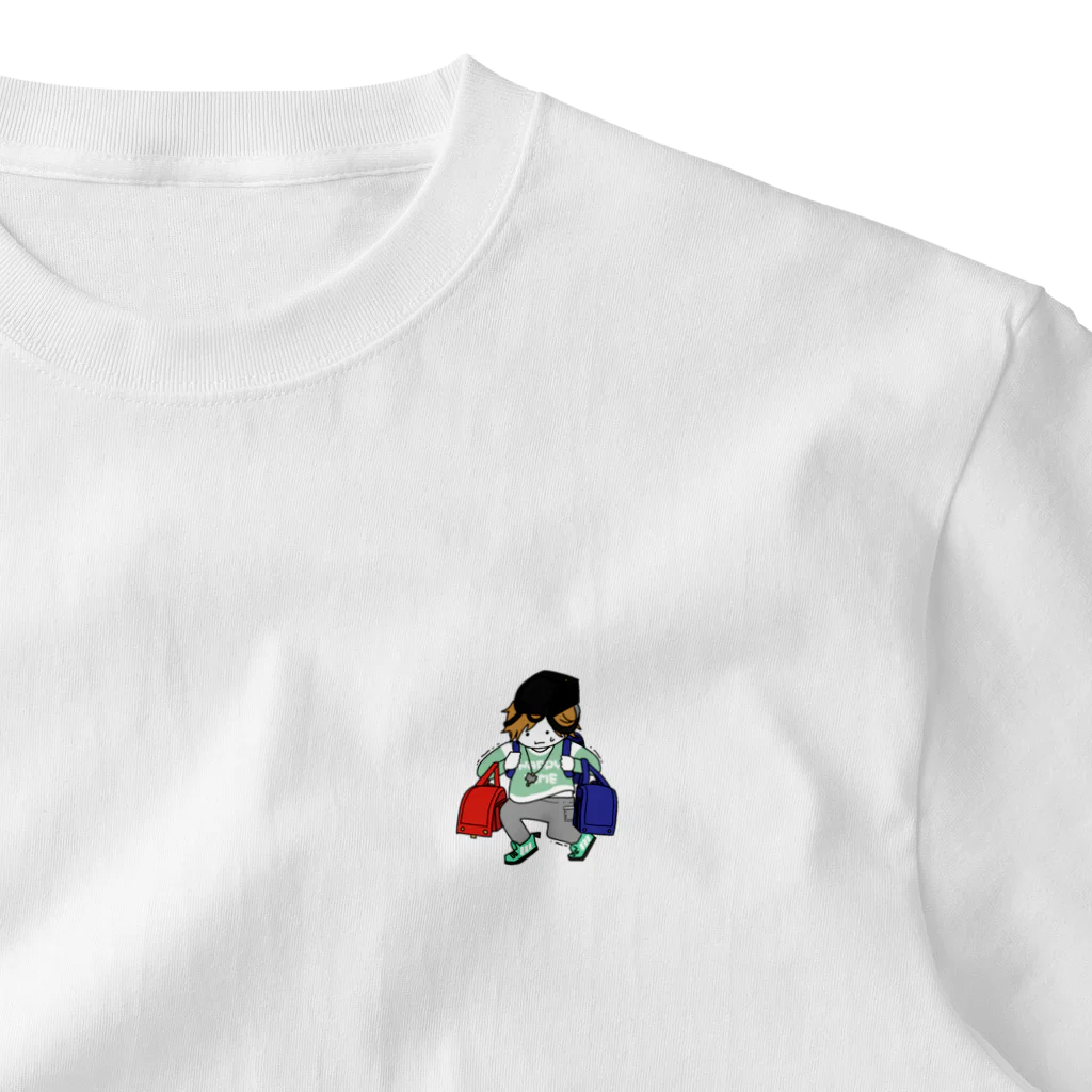 _miyaのじゃんけんで負けた鍵っ子 One Point T-Shirt