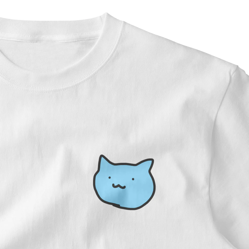 kanoのお店のゆる猫くん ワンポイントTシャツ