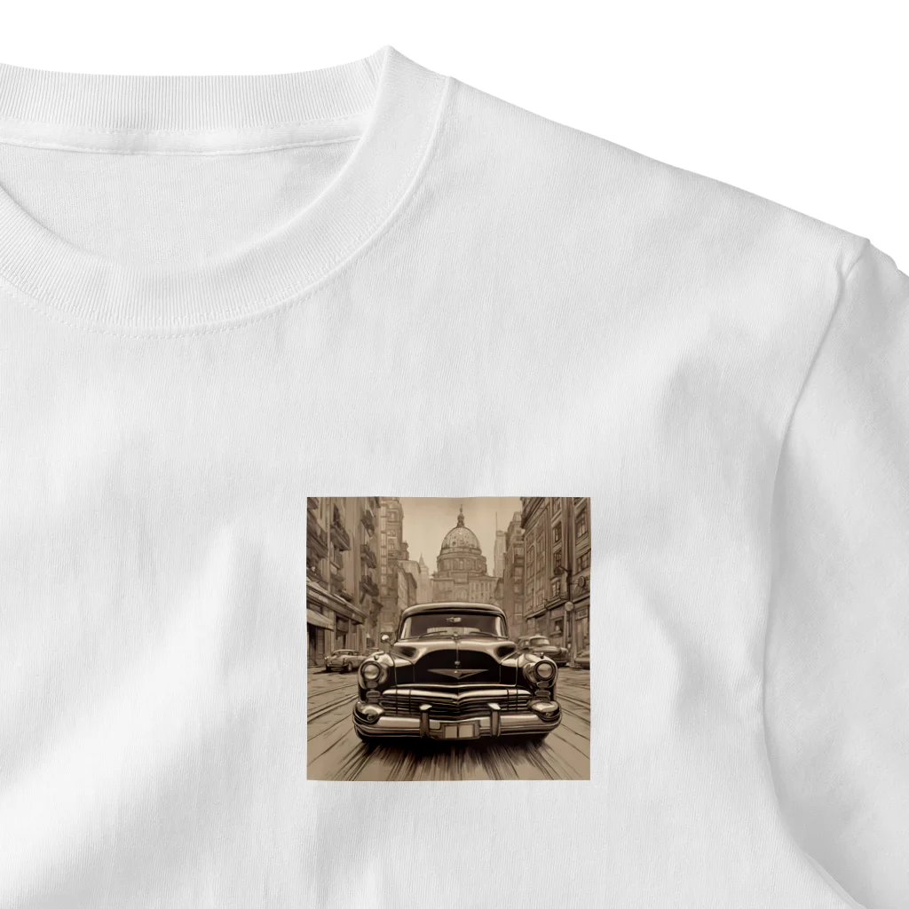 Minimal MuseのClassic Downtown Ride ワンポイントTシャツ