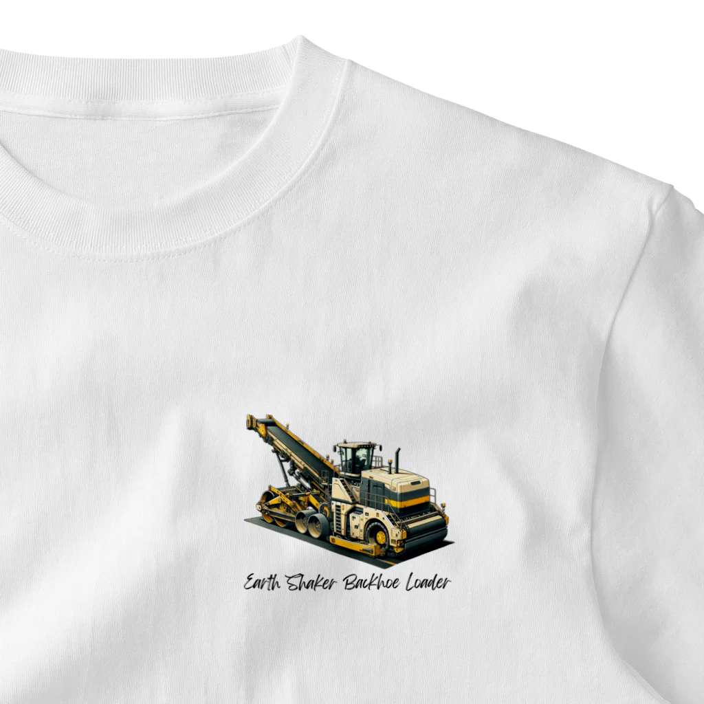 チェリモヤの建設の達人 働く車 06 ワンポイントTシャツ