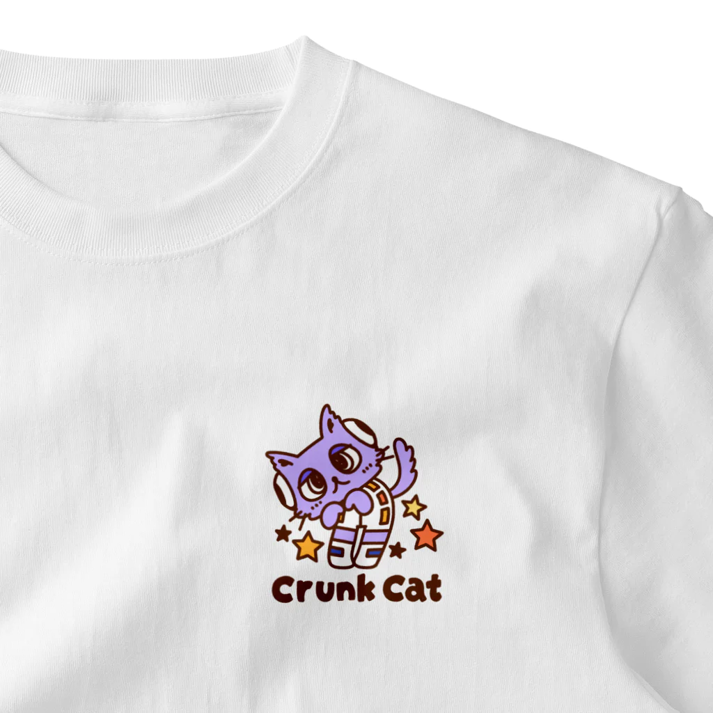 Ham's crunk storesのさいばーくらんくTシャツ ワンポイントTシャツ