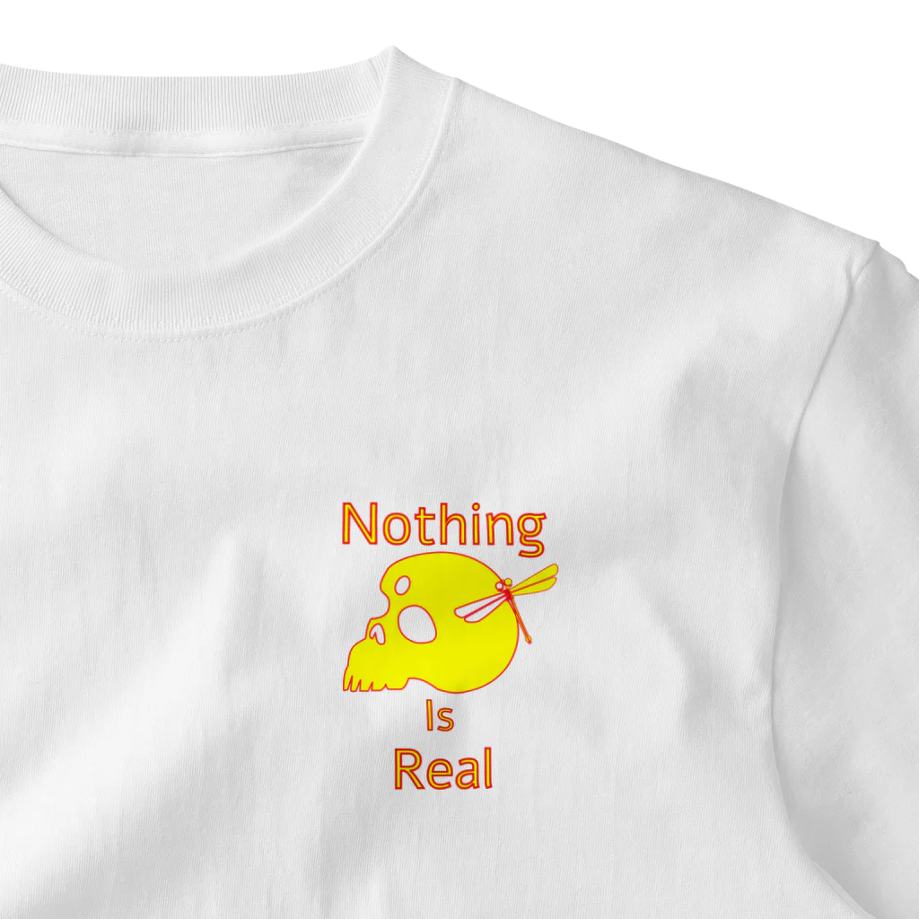 『NG （Niche・Gate）』ニッチゲート-- IN SUZURIのNothing Is Real.（黄色） One Point T-Shirt