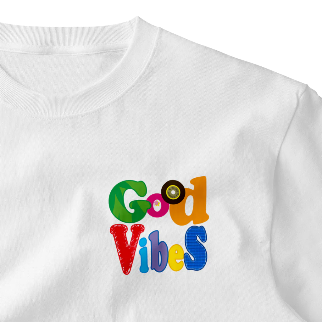 taiyaki styleのGood Vibes ワンポイントTシャツ